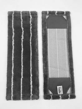 Carbonfaser Wischmop mit leichten Borstenstreifen  41,5 cm